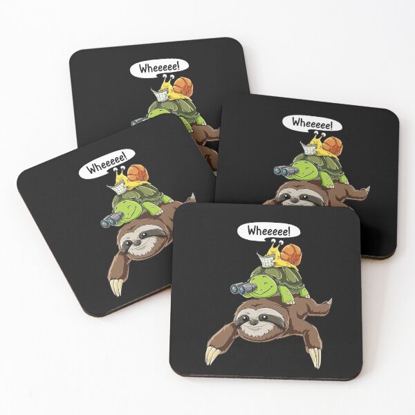 Item preview, The Family Of Sloth Turtle And Snail designed and sold by BeanxMax.