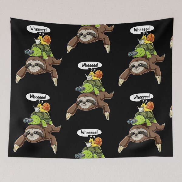 Item preview, The Family Of Sloth Turtle And Snail designed and sold by BeanxMax.