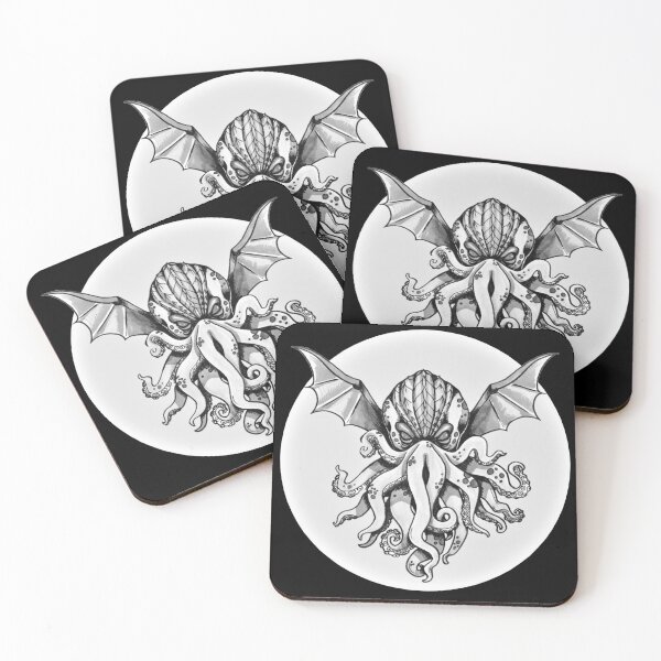 Item preview, Cthulhu (B&W) designed and sold by Paigeart4sale.