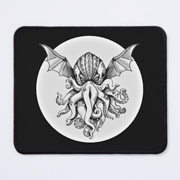 Item preview, Cthulhu (B&W) designed and sold by Paigeart4sale.