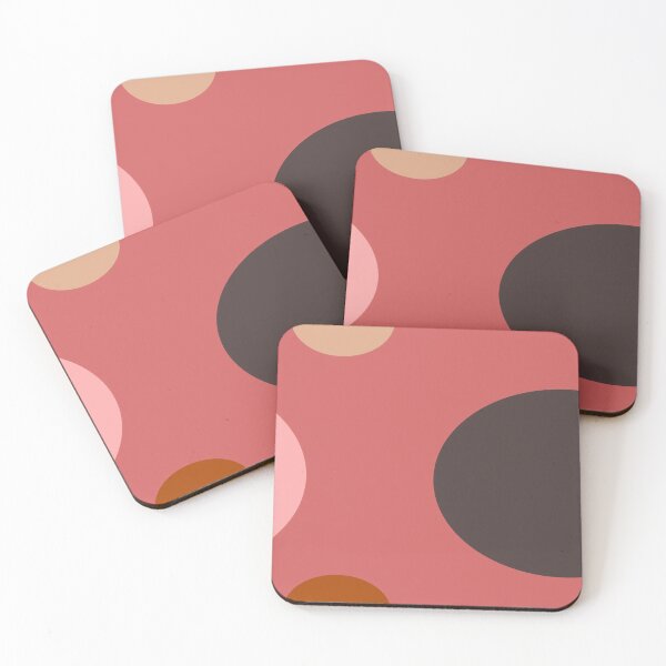 Item preview, Circles abstract pink brown beige designed and sold by Ashlison.