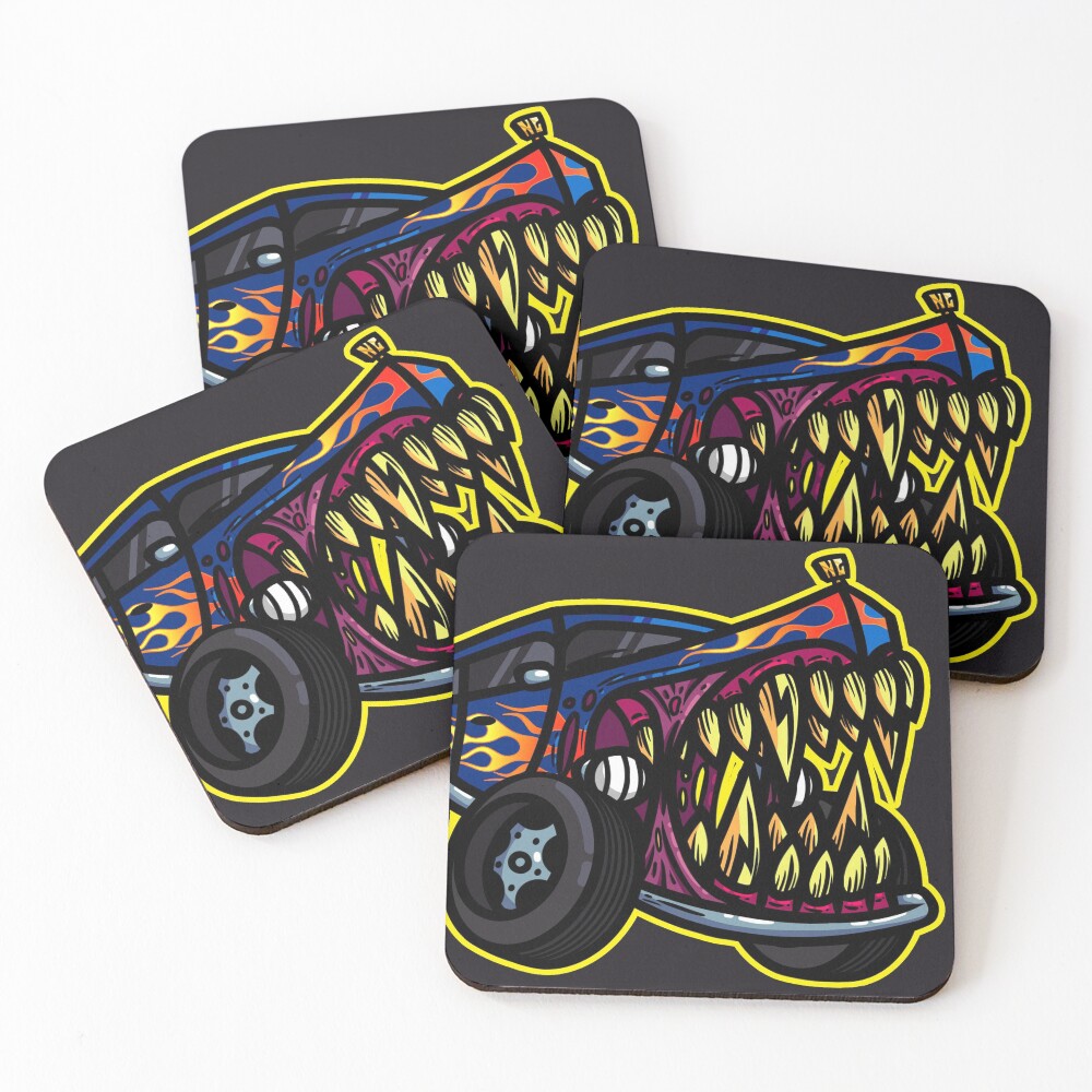Item preview, Coasters (Set of 4) designed and sold by JavaWolfDesign.