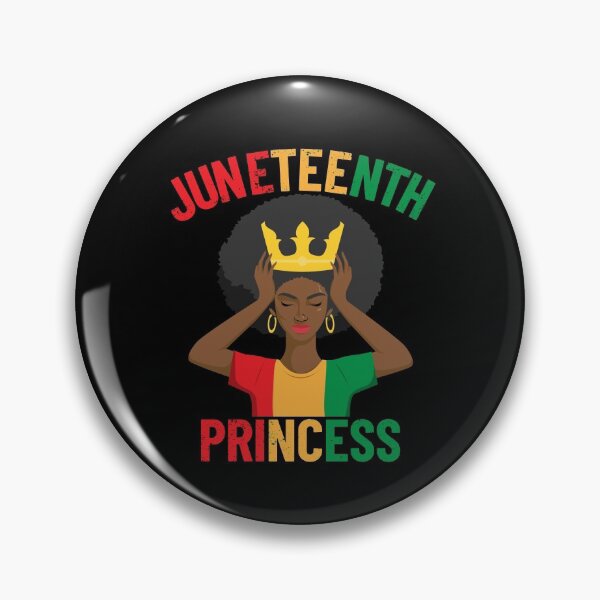 Artikelvorschau, Juneteenth Princess Afro Women's Juneteenth Girls Juneteenth Gear entworfen und verkauft von DynamicDesign.