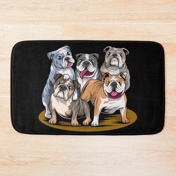 Item preview, Old English Bulldog Group of Dogs Drawing designed and sold by tncgifts.