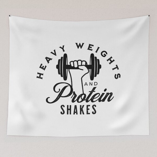 Item preview, Weight Lifting T-ShirtHeavy weights and protein shakes designed and sold by MosetOne.