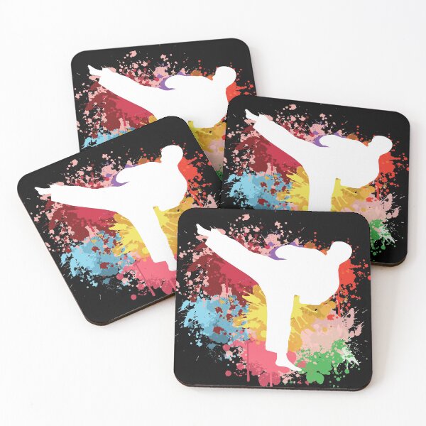 Item preview, Karate Watercolor Vintage Art designed and sold by SweetPea49.