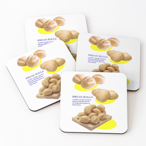 Item preview, bread rolls typography graphic designed and sold by elisthetic.