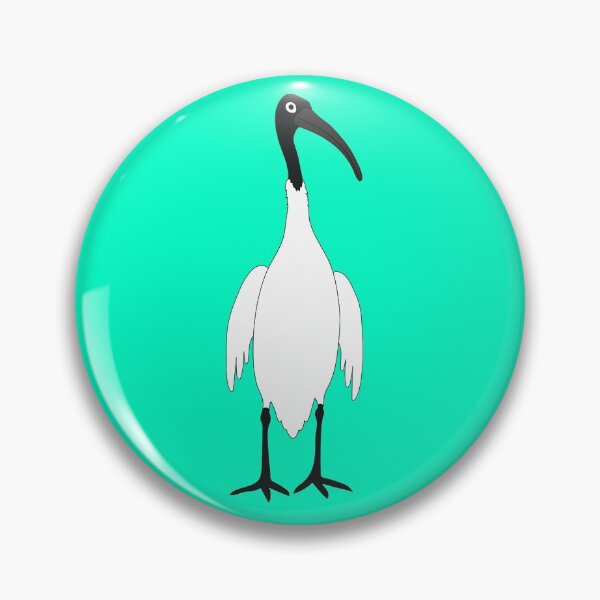 Item preview, Friendly Bin Chicken on Aqua designed and sold by Digitaldingo.