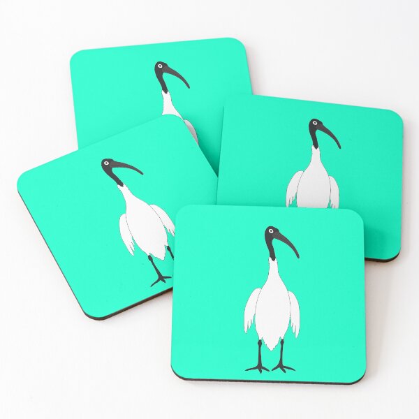 Item preview, Friendly Bin Chicken on Aqua designed and sold by Digitaldingo.