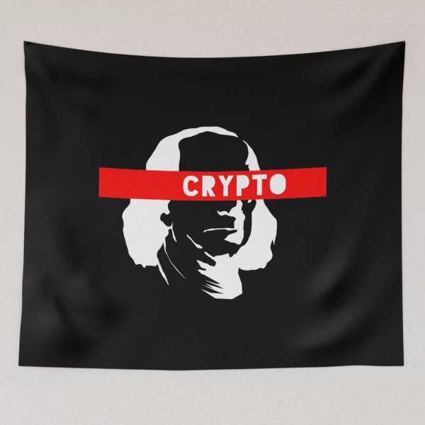 Item preview, Camiseta CryptoBenjamin Franklin - CRYPTO designed and sold by ToneKlim.