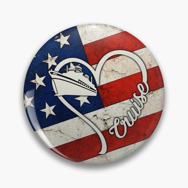 Item preview, Cruise Cracked American Flag  designed and sold by SweetPea49.
