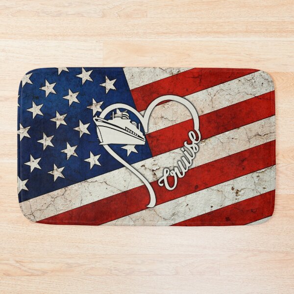 Item preview, Cruise Cracked American Flag  designed and sold by SweetPea49.