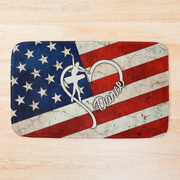 Item preview, Ballet Dance Cracked American Flag  designed and sold by SweetPea49.