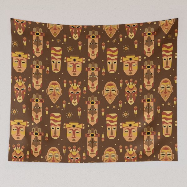 Item preview, African Masks designed and sold by pugmom4.