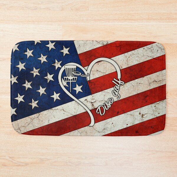 Item preview, Disc Golf Cracked American Flag  designed and sold by SweetPea49.
