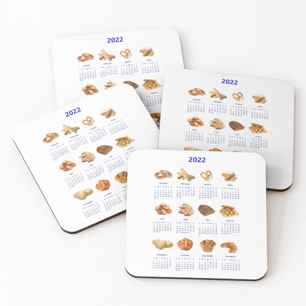 Item preview, 2022 new year calendar pastries designed and sold by elisthetic.