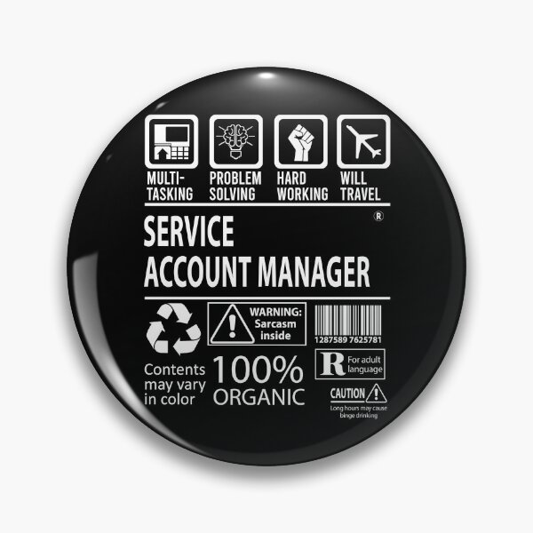 Item preview, Service Account Manager T Shirt - MultiTasking Certified Job Gift Item Tee designed and sold by andahanson.