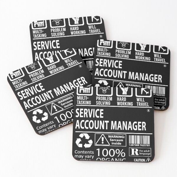 Item preview, Service Account Manager T Shirt - MultiTasking Certified Job Gift Item Tee designed and sold by andahanson.