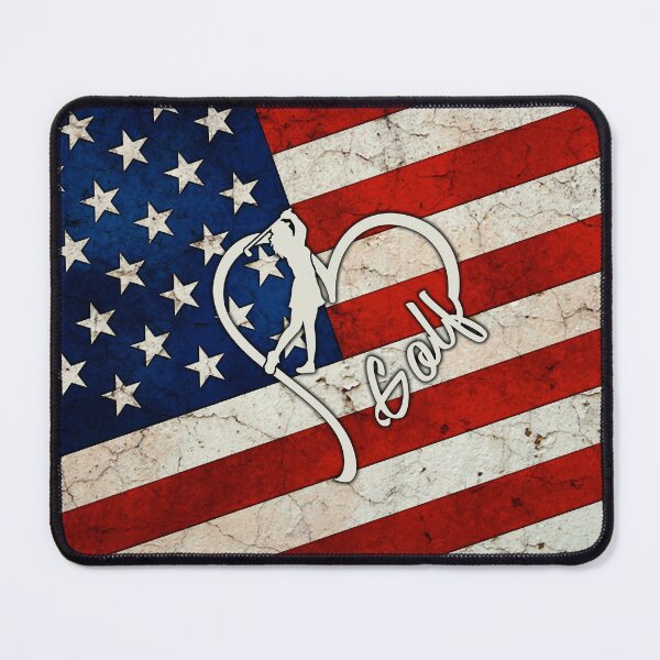 Item preview, Golf Cracked American Flag  designed and sold by SweetPea49.