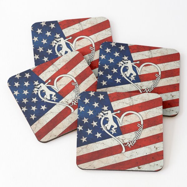 Item preview, Handball Cracked American Flag  designed and sold by SweetPea49.