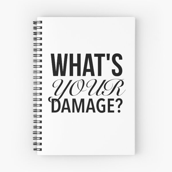Item preview, What's Your Damage? - Heathers The Musical Quotes designed and sold by Delandor.