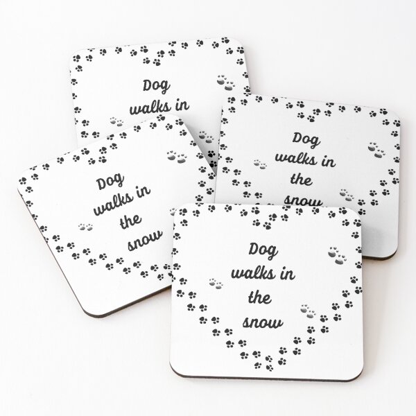 Item preview, Dog walk in the snow designed and sold by CreativePC.