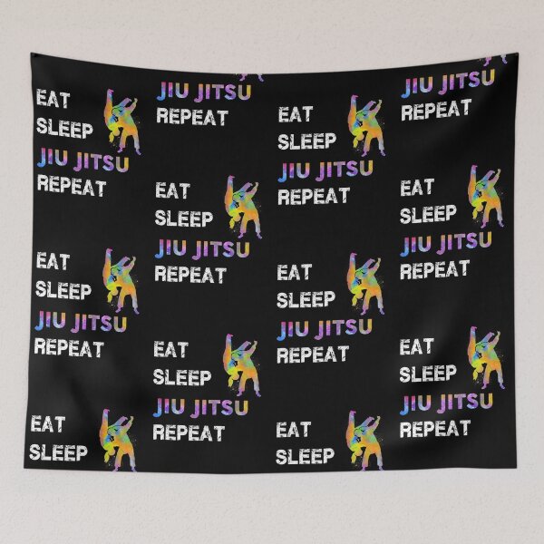 Item preview, Eat Sleep Jiu Jitsu Repeat designed and sold by SweetTea4U.