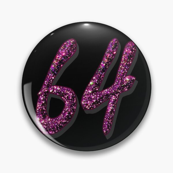 Item preview, Number 64 - numbers designed and sold by GlamourChick.