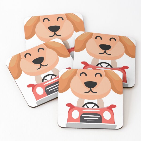 Item preview, DOG DRIVING CAR. designed and sold by ushanArt.