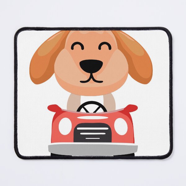 Item preview, DOG DRIVING CAR. designed and sold by ushanArt.