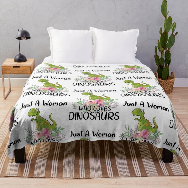 Item preview, Just A Woman Who Loves Dinosaurs designed and sold by BeanxMax.