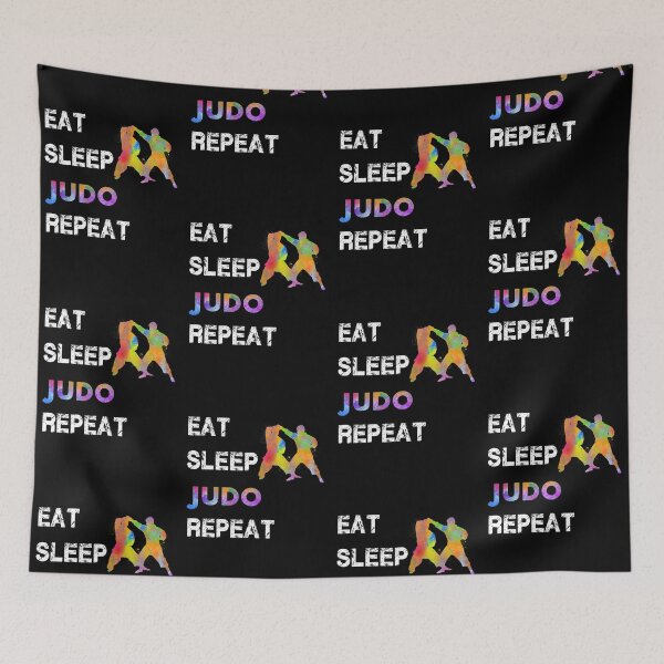 Item preview, Eat Sleep Judo Repeat designed and sold by SweetTea4U.