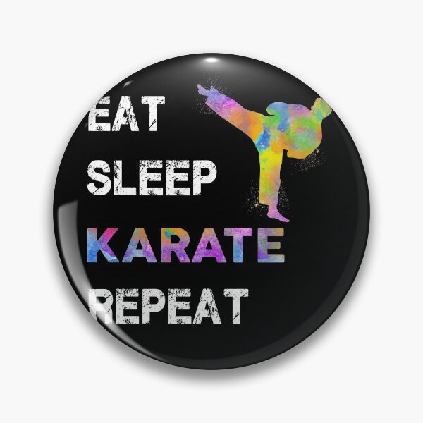 Item preview, Eat Sleep Karate Repeat designed and sold by SweetTea4U.