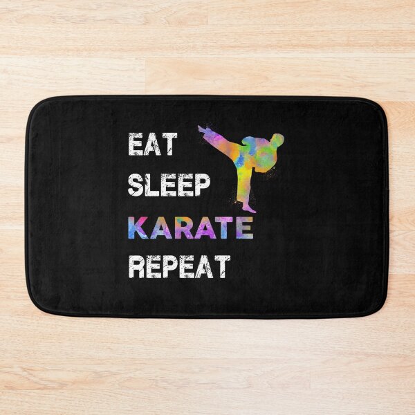 Item preview, Eat Sleep Karate Repeat designed and sold by SweetTea4U.