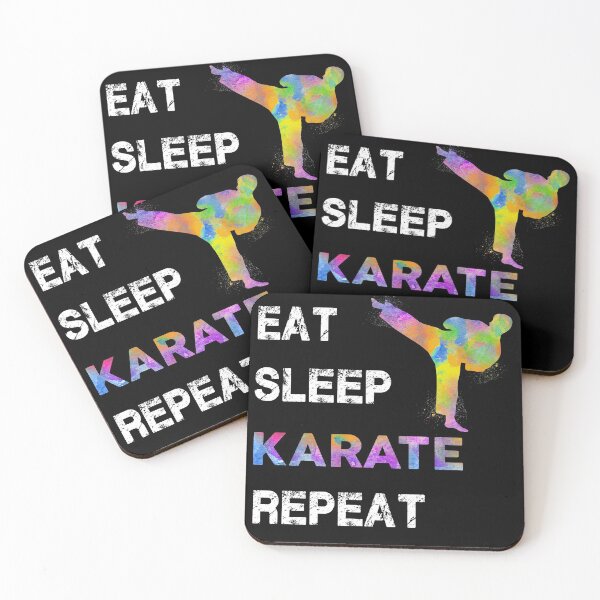 Item preview, Eat Sleep Karate Repeat designed and sold by SweetTea4U.