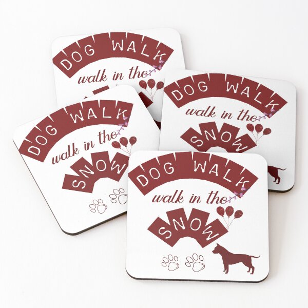 Item preview, Dog walk in the snow designed and sold by CreativePC.