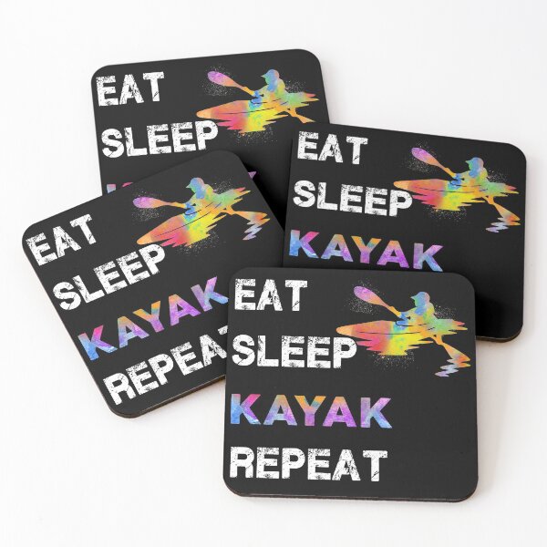 Item preview, Eat Sleep Kayak Repeat designed and sold by SweetTea4U.