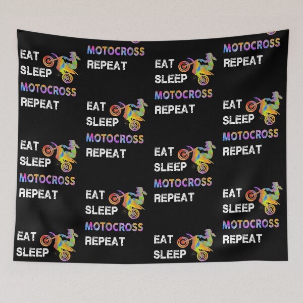 Item preview, Eat Sleep Motocross Repeat designed and sold by SweetTea4U.