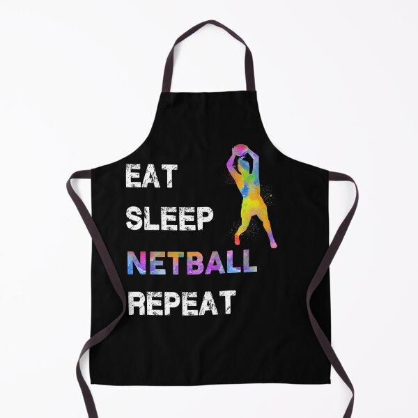 Item preview, Eat Sleep Netball Repeat designed and sold by SweetTea4U.
