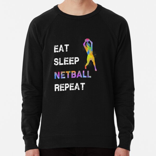 Item preview, Eat Sleep Netball Repeat designed and sold by SweetTea4U.