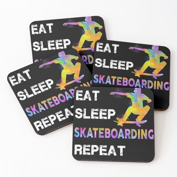 Item preview, Eat Sleep Skateboarding Repeat designed and sold by SweetTea4U.