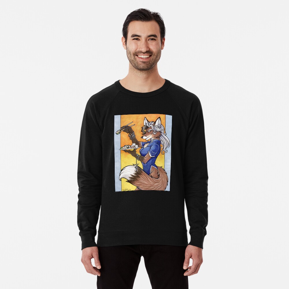 Item preview, Lightweight Sweatshirt designed and sold by cybercat.