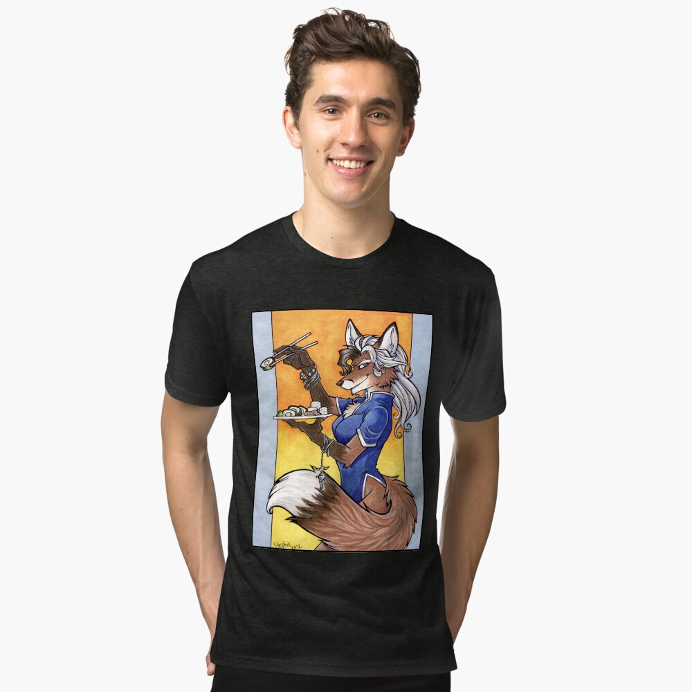 Item preview, Tri-blend T-Shirt designed and sold by cybercat.