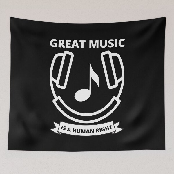Item preview, Great Music Is A Human Right designed and sold by JockArts.