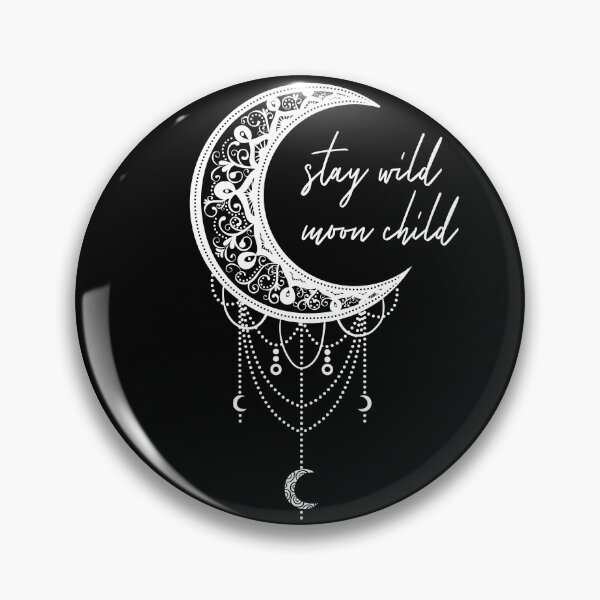 Item preview, Stay Wild Moon Child Boho Peace Hippie Gift Moon Child Gear designed and sold by DynamicDesign.