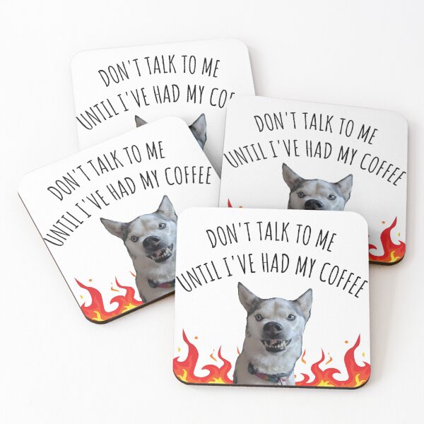 Item preview, Don't Talk To Me Until I've Had Coffee designed and sold by Observe It Don't Absorb It.