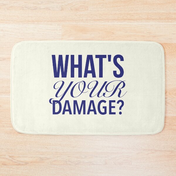 Item preview, What's Your Damage? - Heathers The Musical Quotes Yellow designed and sold by Delandor.