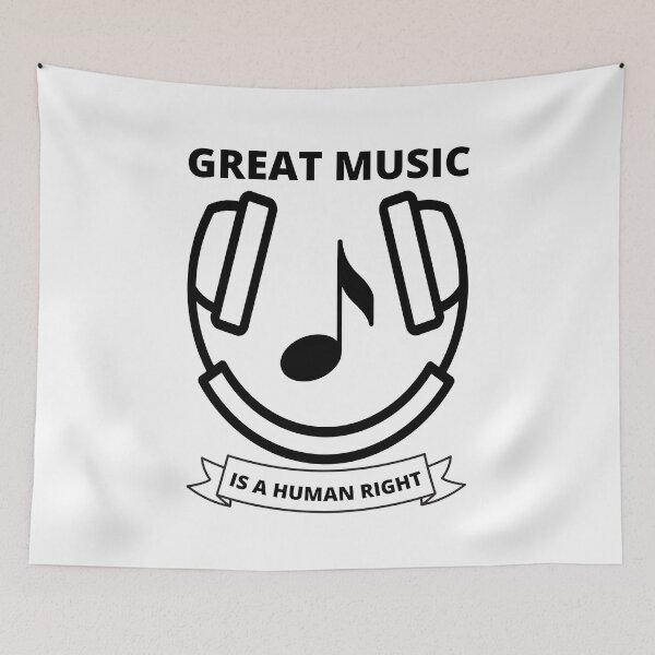 Item preview, Great Music Is A Human Right designed and sold by JockArts.