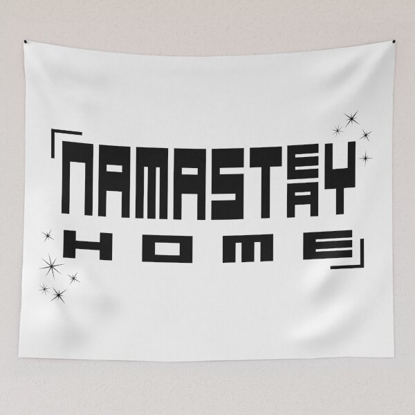 Item preview, NAMASTₐᵉY HOME - Black designed and sold by VkScript.