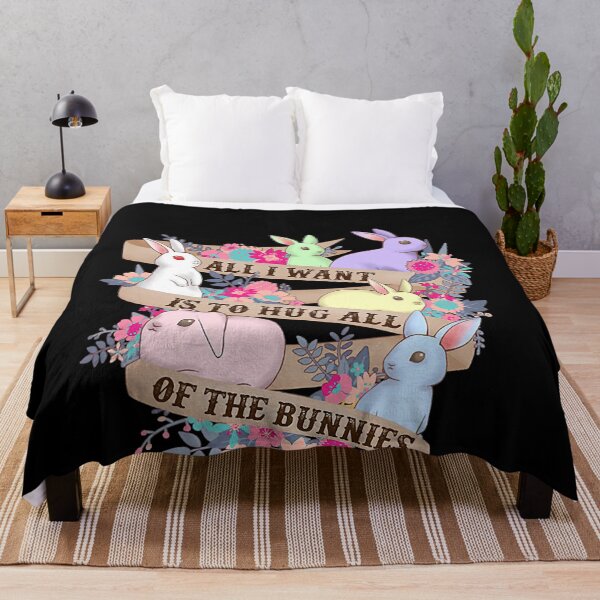 Item preview, All I Want Is To Hug All Of The Bunnies, Rabbit Lover designed and sold by SeanDoke.